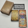 Gold Foil Tarot Deck | Classic Waite Glazed Gold Tarot Cards | Luxury Divination Gift Box + English Guidebook | Apollo Tarot Shop