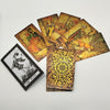 Load image into Gallery viewer, Gold Foil Tarot Deck | Luxury PVC Waterproof Wear-Resistant Tarot Cards In Antique Faded Golden Style | Premium Divination Gift Box + English Guidebook | Apollo Tarot Shop
