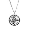 Silver Necklace Of Demon Sigil From The Lesser Key Of Solomon | Goetia Magick Pendants (Sigils 25-36) | Apollo Tarot Jewelry Shop