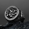 Load image into Gallery viewer, Medusa Ring | Greek Mythology Gorgon Protection Amulet | Gorgoneion Pagan Worship Jewelry | Gorgo Witchy Accessory | Apollo Tarot Shop
