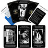 Load image into Gallery viewer, B&amp;W Beginner Tarot Cards Deck With Card Meaning Keywords | Baby Witch Black &amp; White Premium Divination Set | Witchy Party Gift For Friend | Apollo Tarot Shop