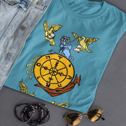 Wheel of Fortune Unisex T-shirt | Apollo Tarot