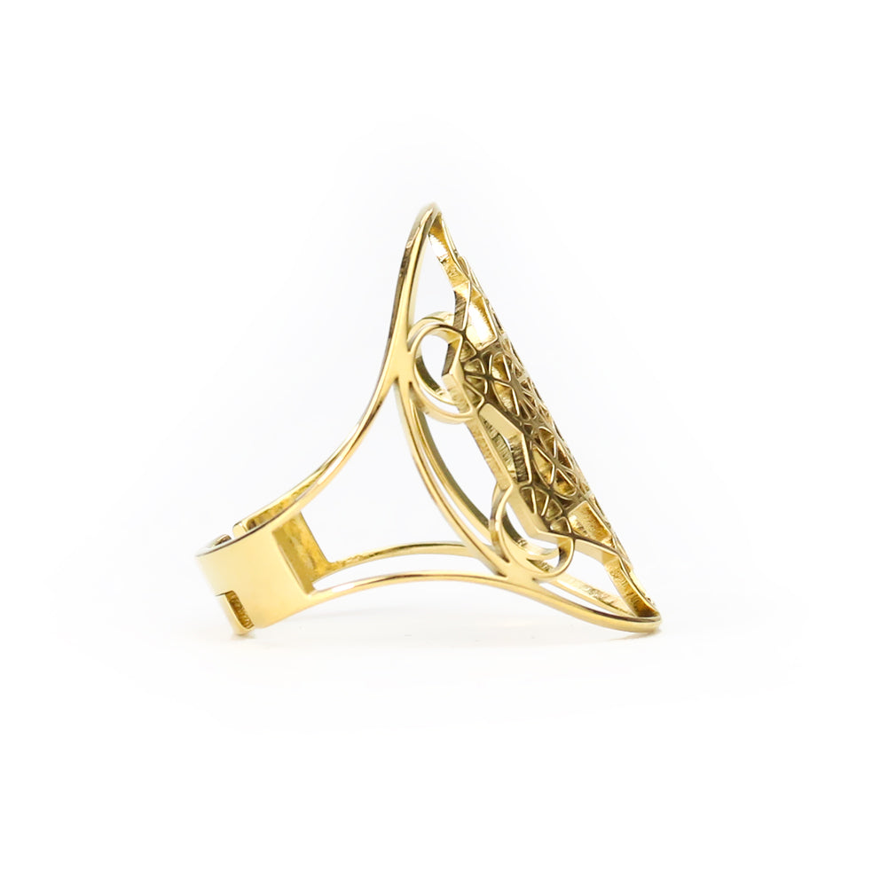 Archangel Metatron Ring | Sacred Geometry Statement Jewelry For Spiritual Women | Angel Sigil Magick Witchy Fashion Accessory | Apollo Tarot Shop