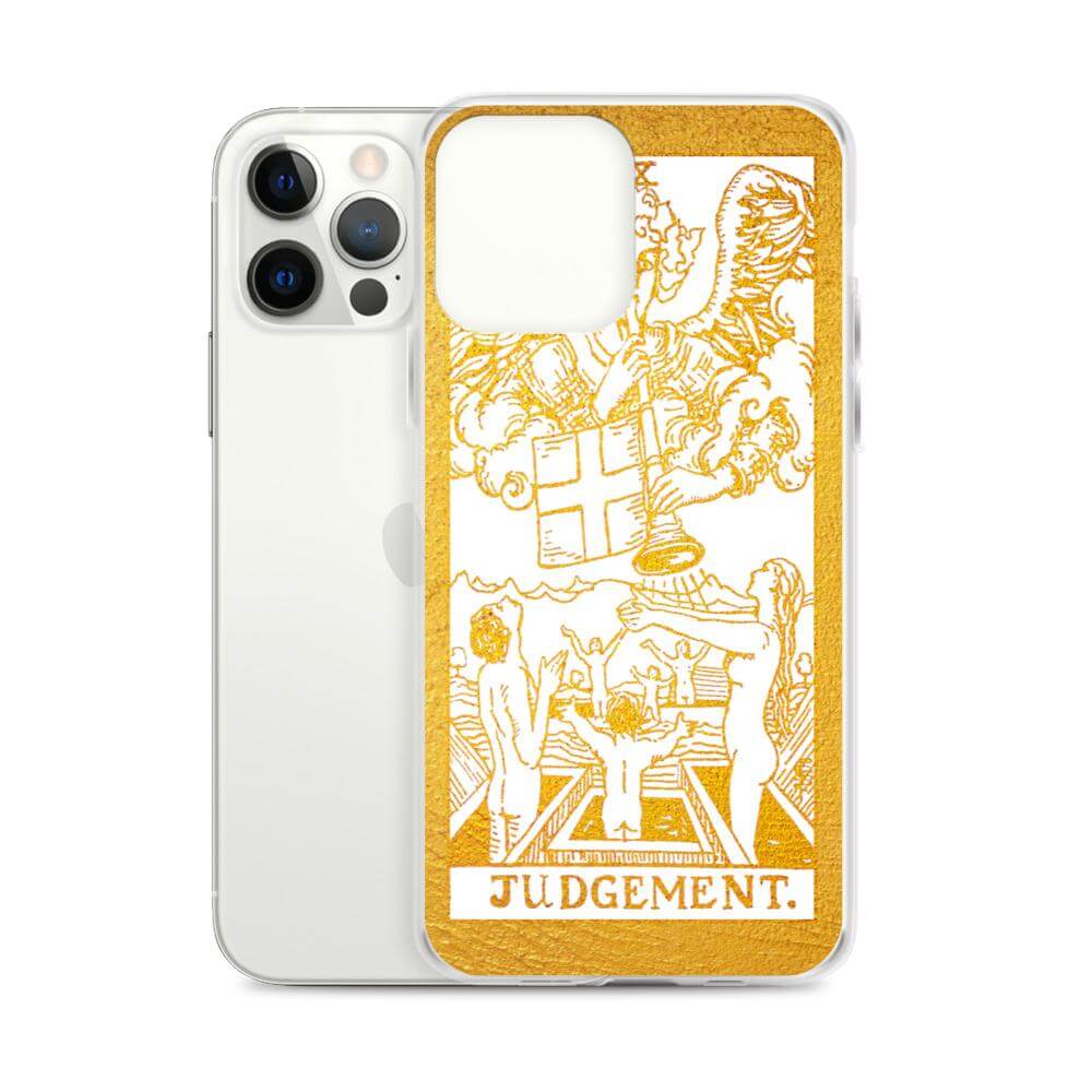 Judgment - Tarot Card iPhone Case (Golden / White) - Image #20