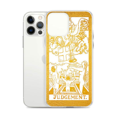 Judgment - Tarot Card iPhone Case (Golden / White) - Image #20