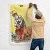 Load image into Gallery viewer, Tarot Tapestry | Strength Tarot Card Wall Flag