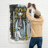 Load image into Gallery viewer, Tarot Wall Tapestry | The High Priestess Tarot Card Flag | Apollo Tarot