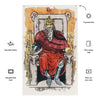 Tarot Wall Tapestry | The Emperor Tarot Card Flag | Apollo Tarot