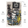 Tarot Wall Tapestry | Death Tarot Card | Major Arcana Watercolor Flag | Apollo Tarot