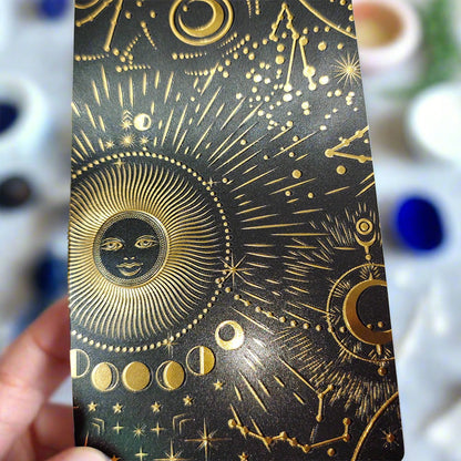 Beginner Tarot Deck With Meaning Keywords In Gold Foil Premium Tear-Resistant Cards | Divination Tarot Card Set With English Guidebook For Newbies | Apollo Tarot Shop