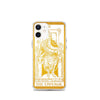 The Emperor -  Tarot Card iPhone Case (Golden / White) - Image #15