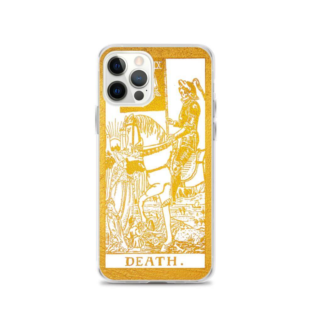 Death - Tarot Card iPhone Case (Golden / White) - Image #17