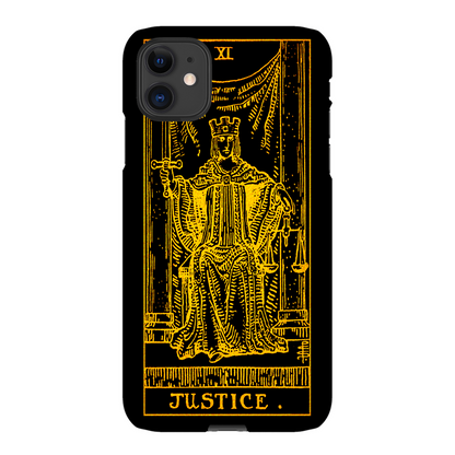 Justice Tarot Card Phone Case | Apollo Tarot