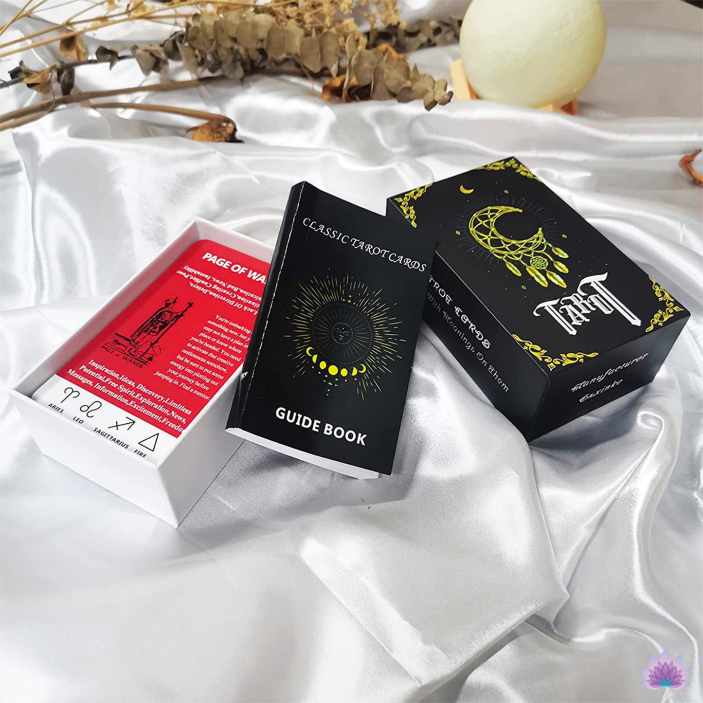 Classic Tarot Cards For Beginner Reader | High-End Tarot Deck With Guidebook | Spiritual Gift For Newbie Divination Witch | Apollo Tarot Shop