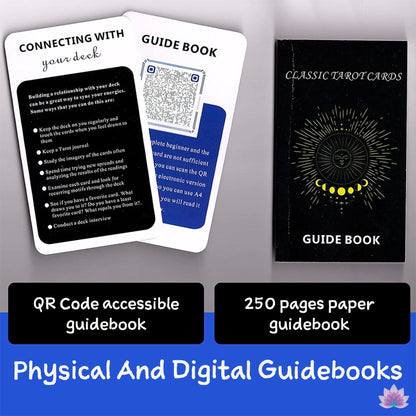 Classic Tarot Cards For Beginner Reader | High-End Tarot Deck With Guidebook | Spiritual Gift For Newbie Divination Witch | Apollo Tarot Shop