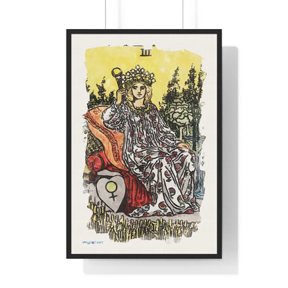 Watercolor Of The Empress Tarot Card | Framed Fine-Art Print | Apollo Tarot