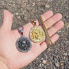 Load and play video in Gallery viewer, Medusa Necklace | Greek Mythology Gorgon Protection Pendant | Gorgonian Pagan Worship Amulet | Gorgo Witchy Jewelry
