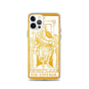 The Emperor -  Tarot Card iPhone Case (Golden / White) - Image #16