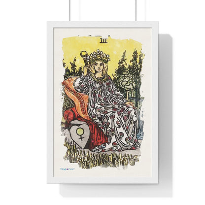 Watercolor Of The Empress Tarot Card | Framed Fine-Art Print | Apollo Tarot