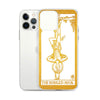 The Hanged Man - Tarot Card iPhone Case (Golden / White) - Image #22