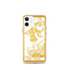 Load image into Gallery viewer, The Fool -  Tarot Card iPhone Case (Golden / White) - Image #15