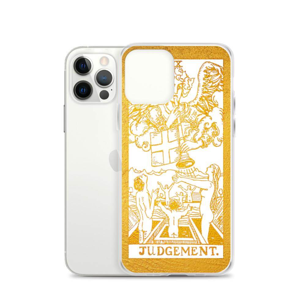Judgment - Tarot Card iPhone Case (Golden / White) - Image #18