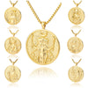 Load and play video in Gallery viewer, Greek Mythology Necklaces | Antique Coin Pendants Of Artemis, Aphrodite, Athena, Hecate, Hera, Persephone &amp; Selene | Apollo Tarot Shop