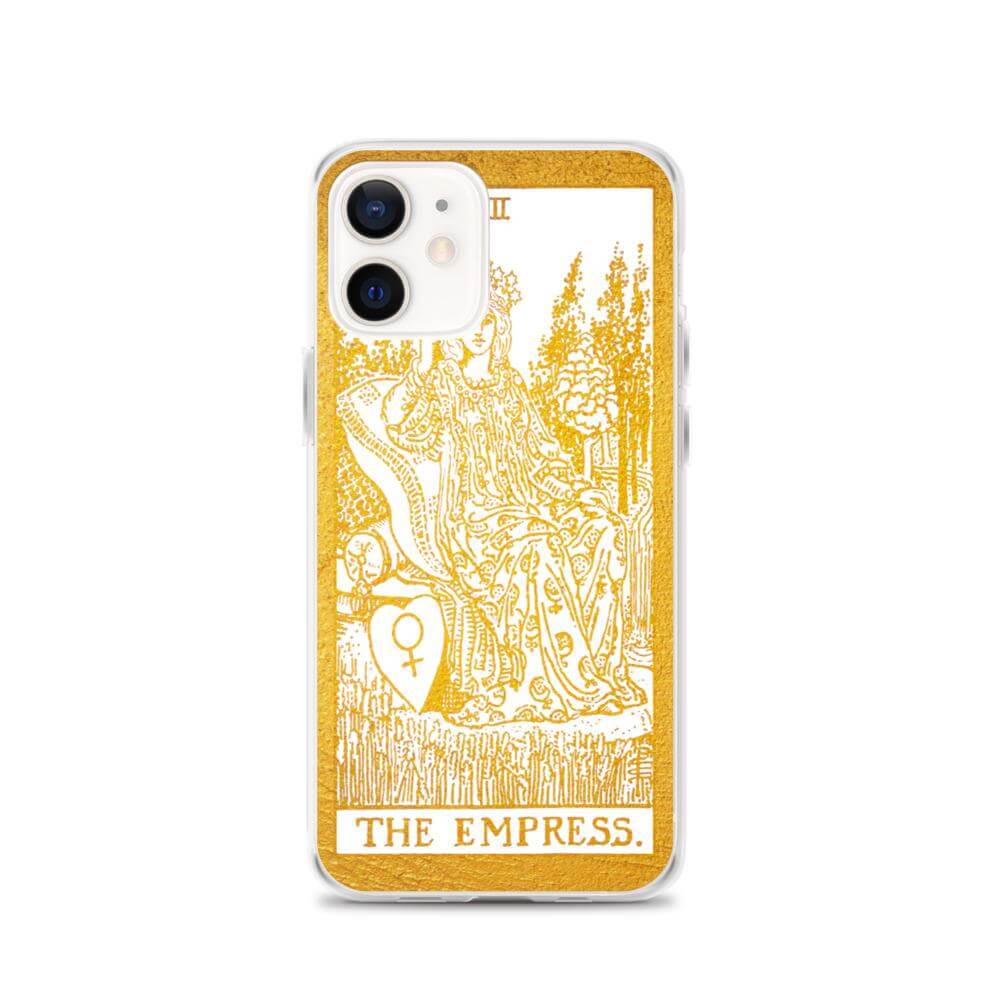 The Empress -  Tarot Card iPhone Case (Golden / White) - Image #13