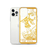 Load image into Gallery viewer, The Fool -  Tarot Card iPhone Case (Golden / White) - Image #18