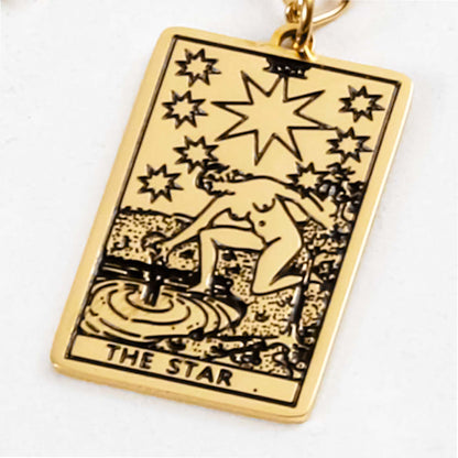 Sun Star Moon Necklaces | Tarot Card Charm Pendant | Statement Jewelry