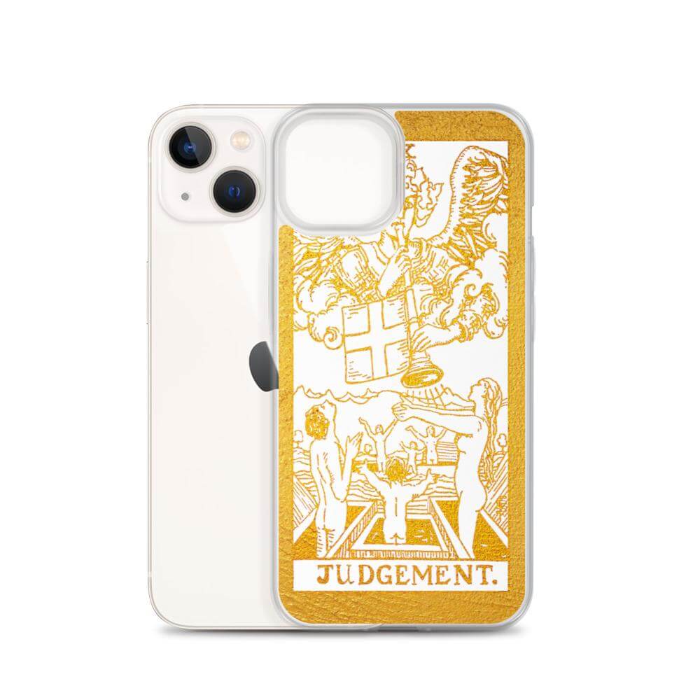 Judgment - Tarot Card iPhone Case (Golden / White) - Image #24