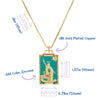 Load image into Gallery viewer, Tarot Necklace | Enamel Major Arcana Card Pendant | Apollo Tarot