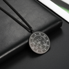 Load image into Gallery viewer, Goth Necklace With Pendant Of Demon Sigil From The Lesser Key of Solomon | King Asmoday Goetia Amulet | Lemegeton Black Talisman | Apollo Tarot Jewelry Shop