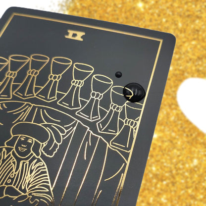 Gold Foil Tarot Cards Deck With English Guidebook In Premium Acrylic Gift Box