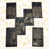 Gold Foil Tarot Cards Deck With English Guidebook In Premium Acrylic Gift Box