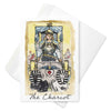 Greeting Card Of The Chariot Tarot Card For Encouraging And Support