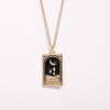 Vintage Tarot Necklace for Women | The Sun, The Moon, The Star Cards | Enamel Zircon Pendants | Apollo Tarot