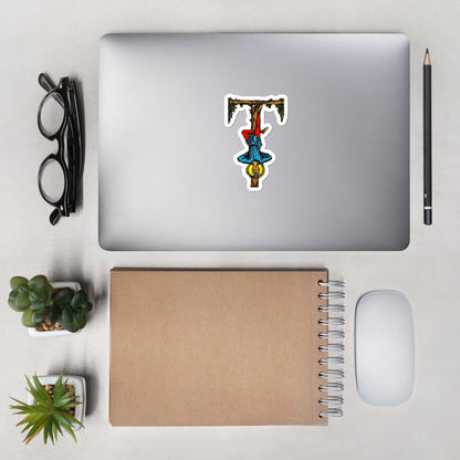 Laptop Sticker Of The Hanged Man | Apollo Tarot