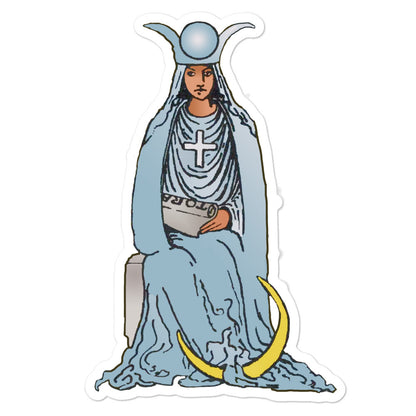 The High Priestess Vinyl Sticker | Apollo Tarot