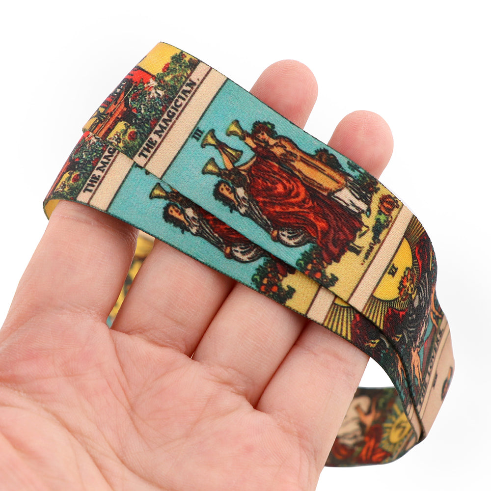 Lanyard Of The Magician Tarot Card Business ID Credit Card Cover | Funny Badge Holder Phone Strap | Major Arcana Hang Rope Keychain Keyrings Lariat | Apollo Tarot Shop