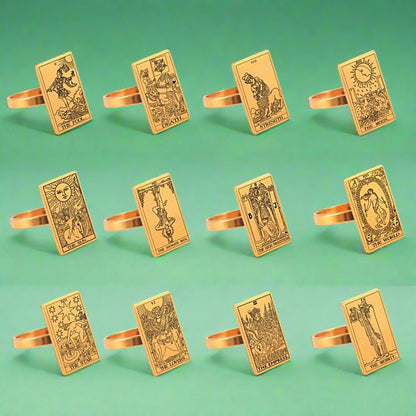 Tarot Ring | Gold Major Arcana Cards | Apollo Tarot