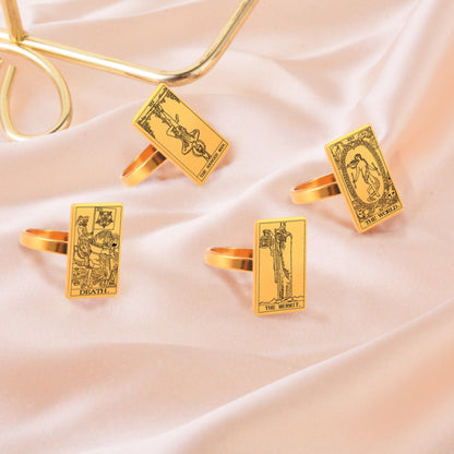 Tarot Ring | Gold Major Arcana Cards | Apollo Tarot