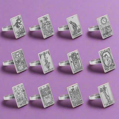 Tarot Ring | Silver Major Arcana Cards | Apollo Tarot