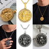 Medusa Necklace | Greek Mythology Gorgon Protection Pendant | Gorgonian Pagan Worship Amulet | Gorgo Witchy Jewelry