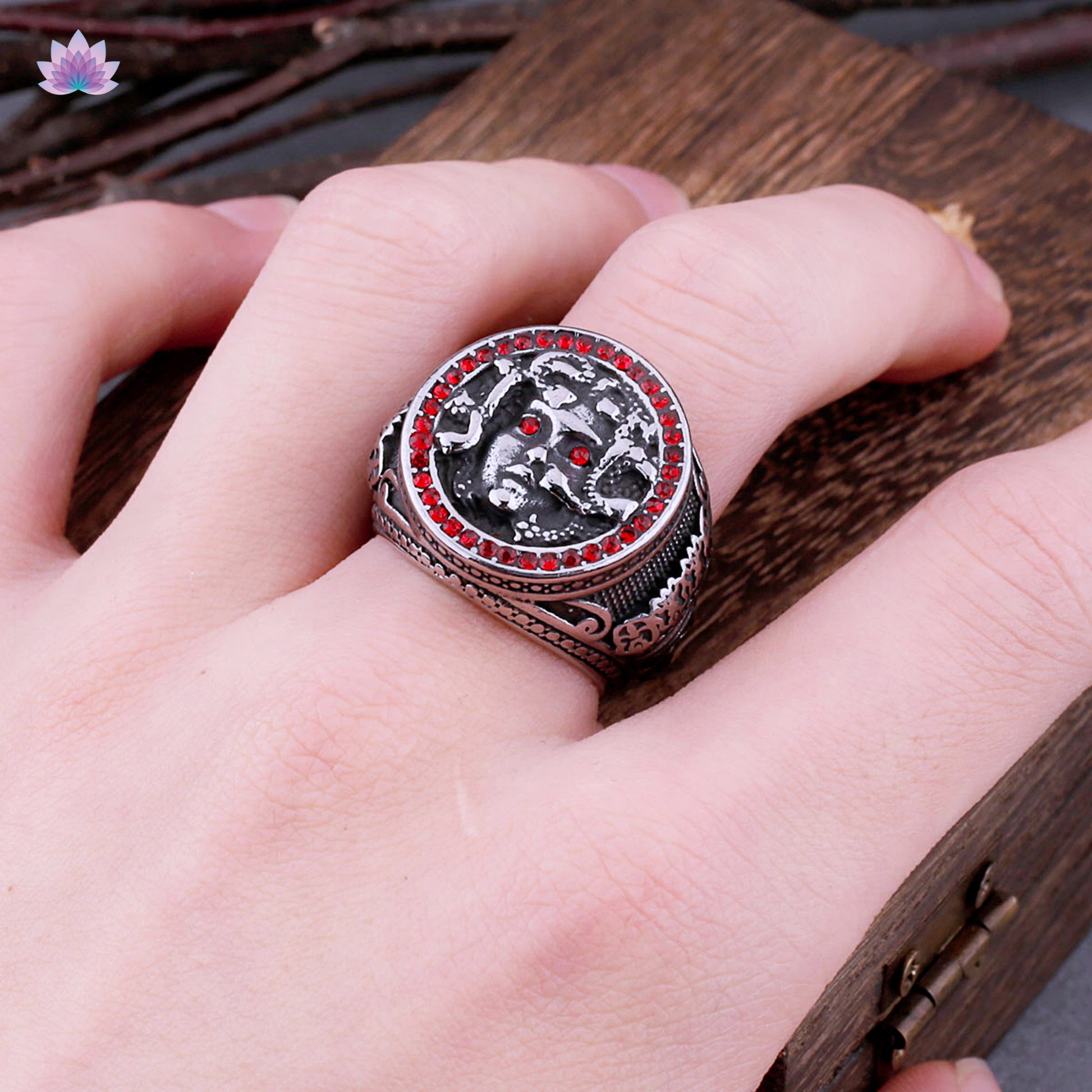 Medusa Ring | Greek Mythology Gorgon Protection Amulet | Gorgoneion Pagan Worship Jewelry | Gorgo Witchy Accessory | Apollo Tarot Shop