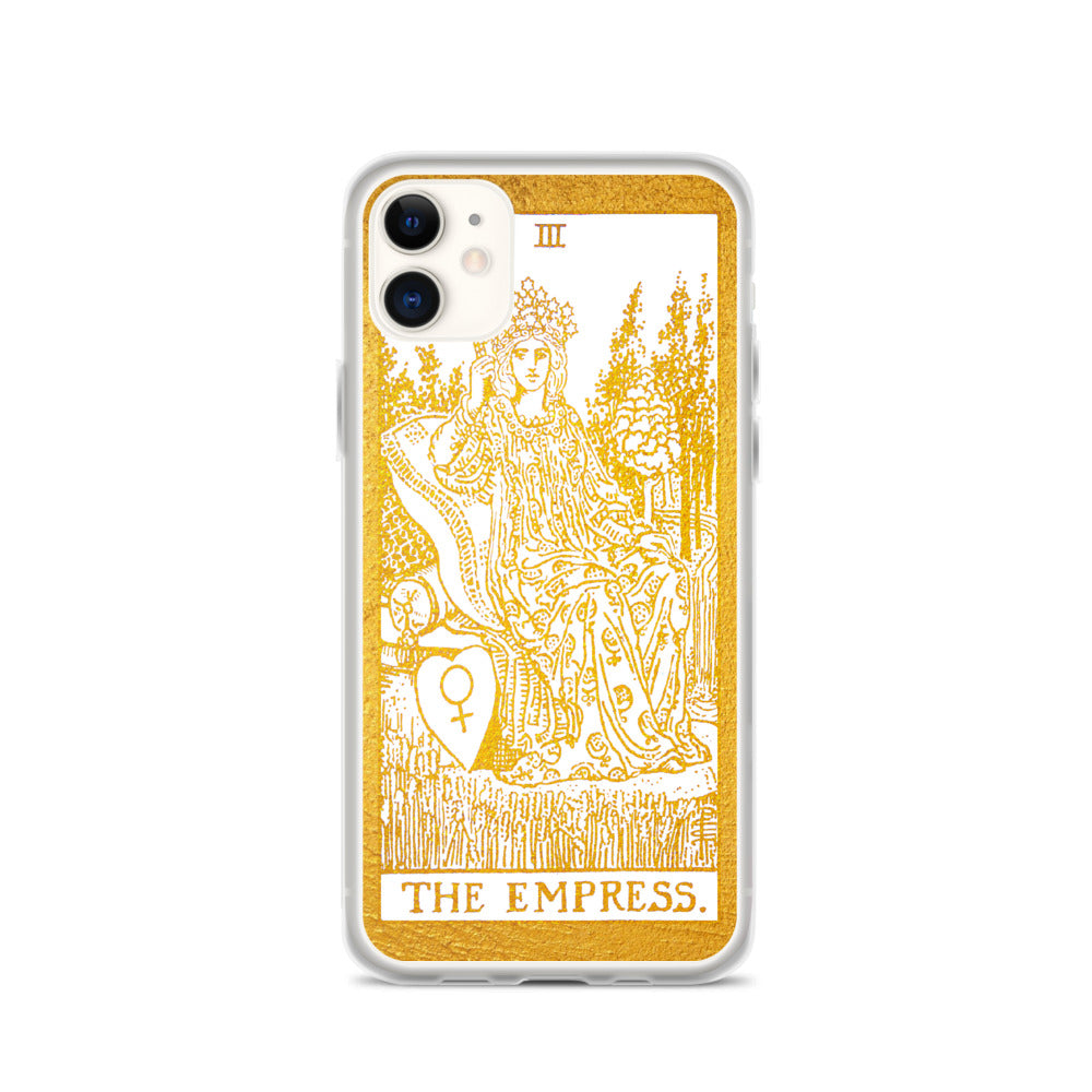 The Empress Golden Iphone Case - Apollo Tarot