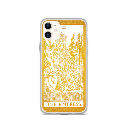 The Empress Golden Iphone Case - Apollo Tarot