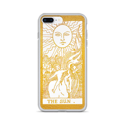 The Sun Golden iPhone Case - Apollo Tarot