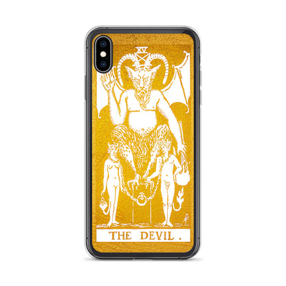 The Devil Golden iPhone Case - Apollo Tarot