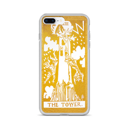 The Tower Golden iPhone Case - Apollo Tarot